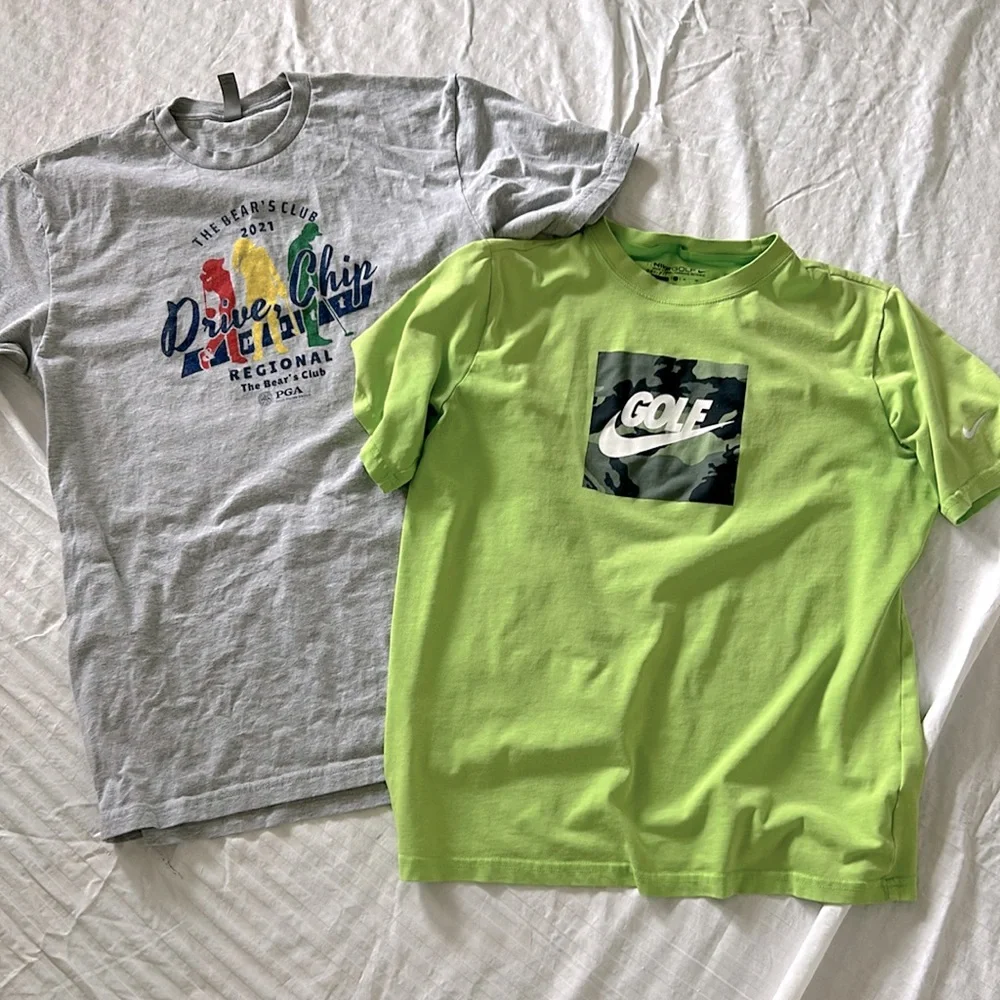 Lot of 2 Golf TShirts - Picture 1 of 1